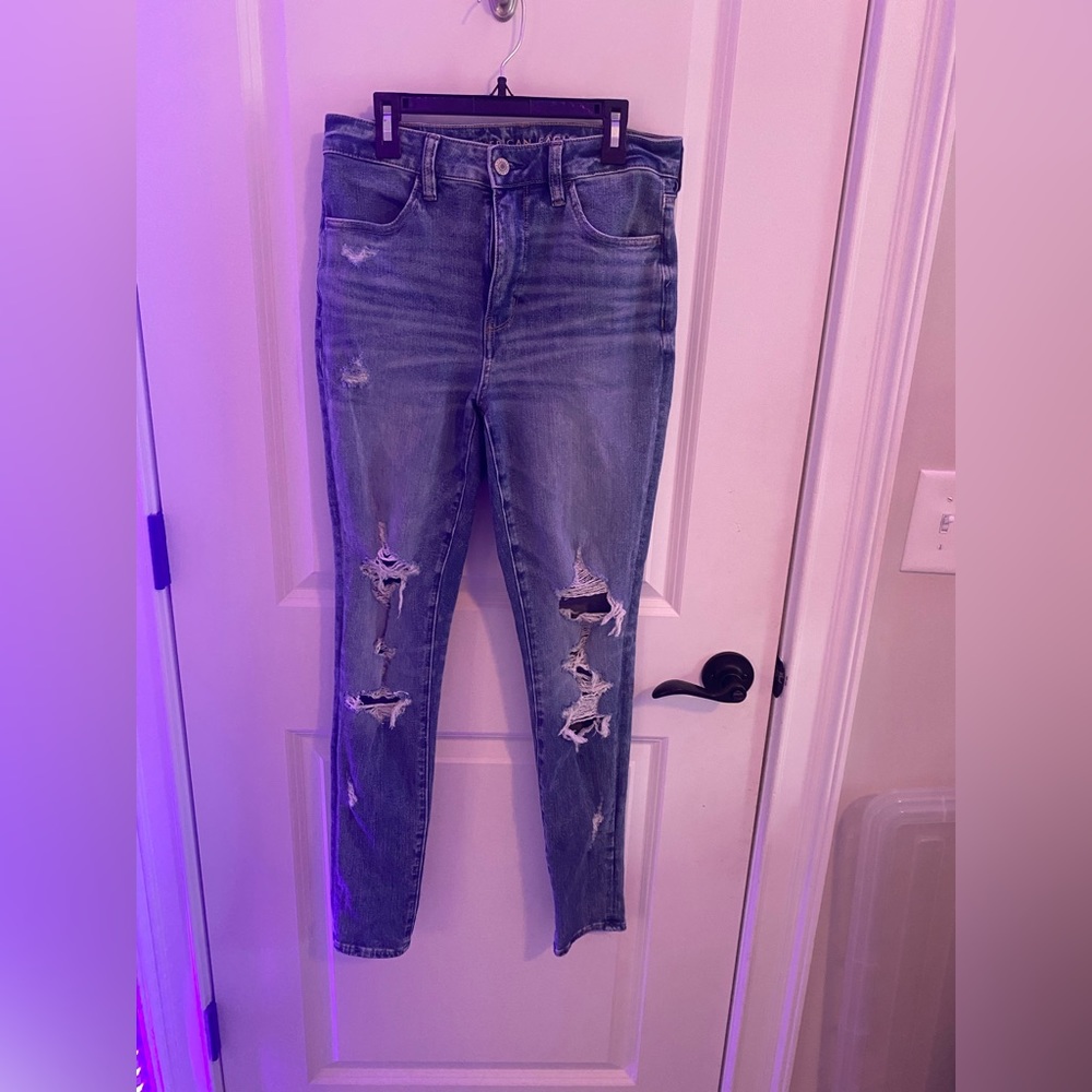 American eagle medium wash jeans!